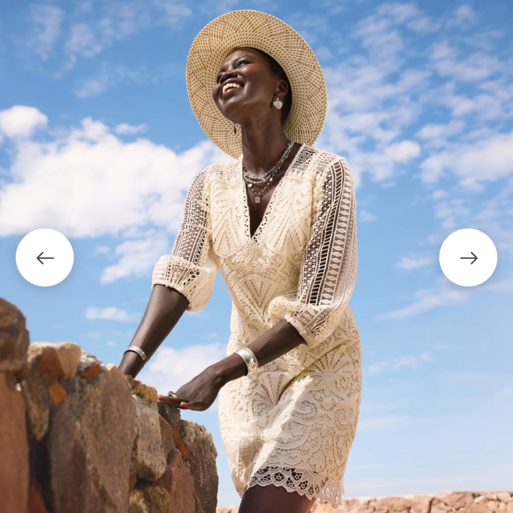 Sundance brand lace dress